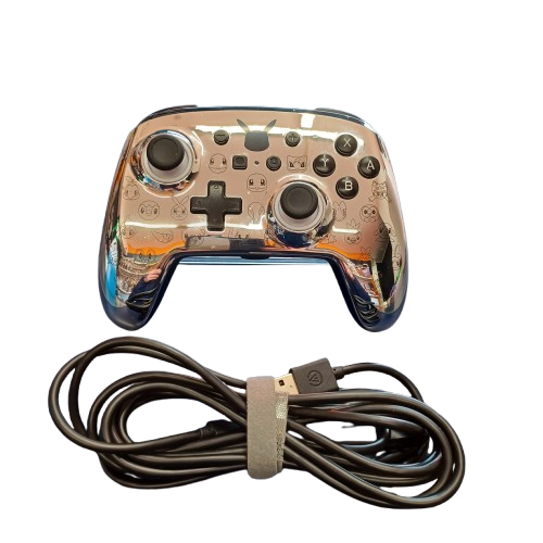 POWERA CONTROLLER  METALLIC SILVER WIRED CONTROLLER ( LE )