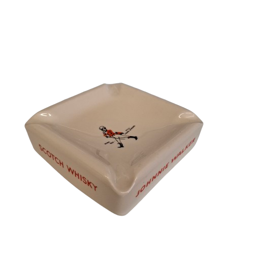 Johnnie Walker Scotch Whisky Vintage Collectable Ashtray – Huntley Ware – (JN)