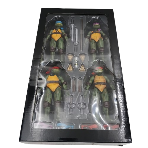 NECA Teenage Mutant Ninja Turtles TMNT The Figures, Like NEW USED Condition, Light Box Wear (NA 1425097)