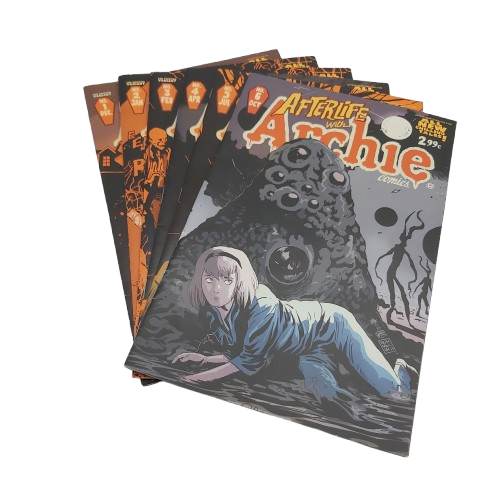 Afterlife With Archie Comics 2013-2014 Vol 1-3 2nd Printing Variants, Vol 4-6, Good Condition Some Wear To Edges, With Hard Case (CP 1352353)