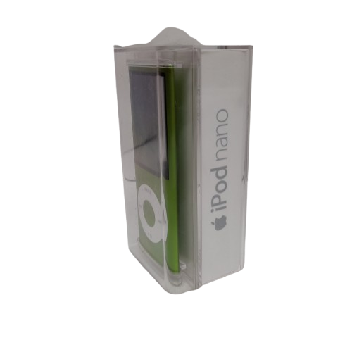 Apple iPod Nano 4th Gen MB745ZP/A 8GB Green in Case with Charger and Headphones (LN)