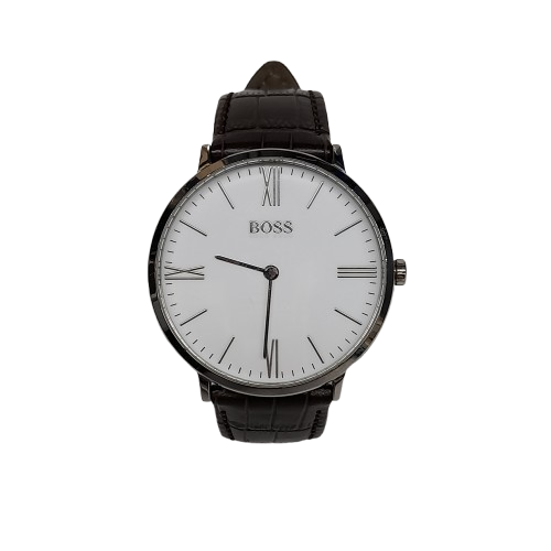 Hugo Boss HB286.1.14.2893 Genuine Leather Analog Men’s Watch No Box (MR)