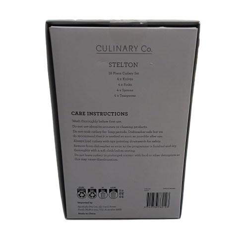 Culinary Co Stelton 16 Piece Cutlery Set Silver (1433627) (CP)