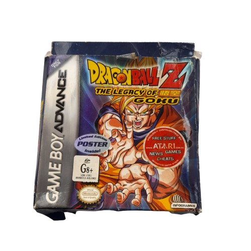 Nintendo Game Boy Advance AGB-002 Grey with Dragon Ball Z: The Legacy of Goku (LN)