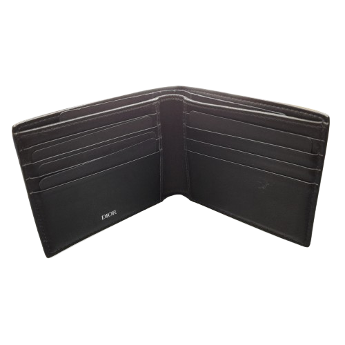 Dior Men’s Oblique Galaxy Bi-Fold Wallet with Box (LN)