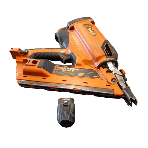 Paslode B20580 Impulse FrameMaster-Li 7.4V Cordless Framing Nailer With Battery + 3x Gas Canisters USED CONDITION (GE 1365110)