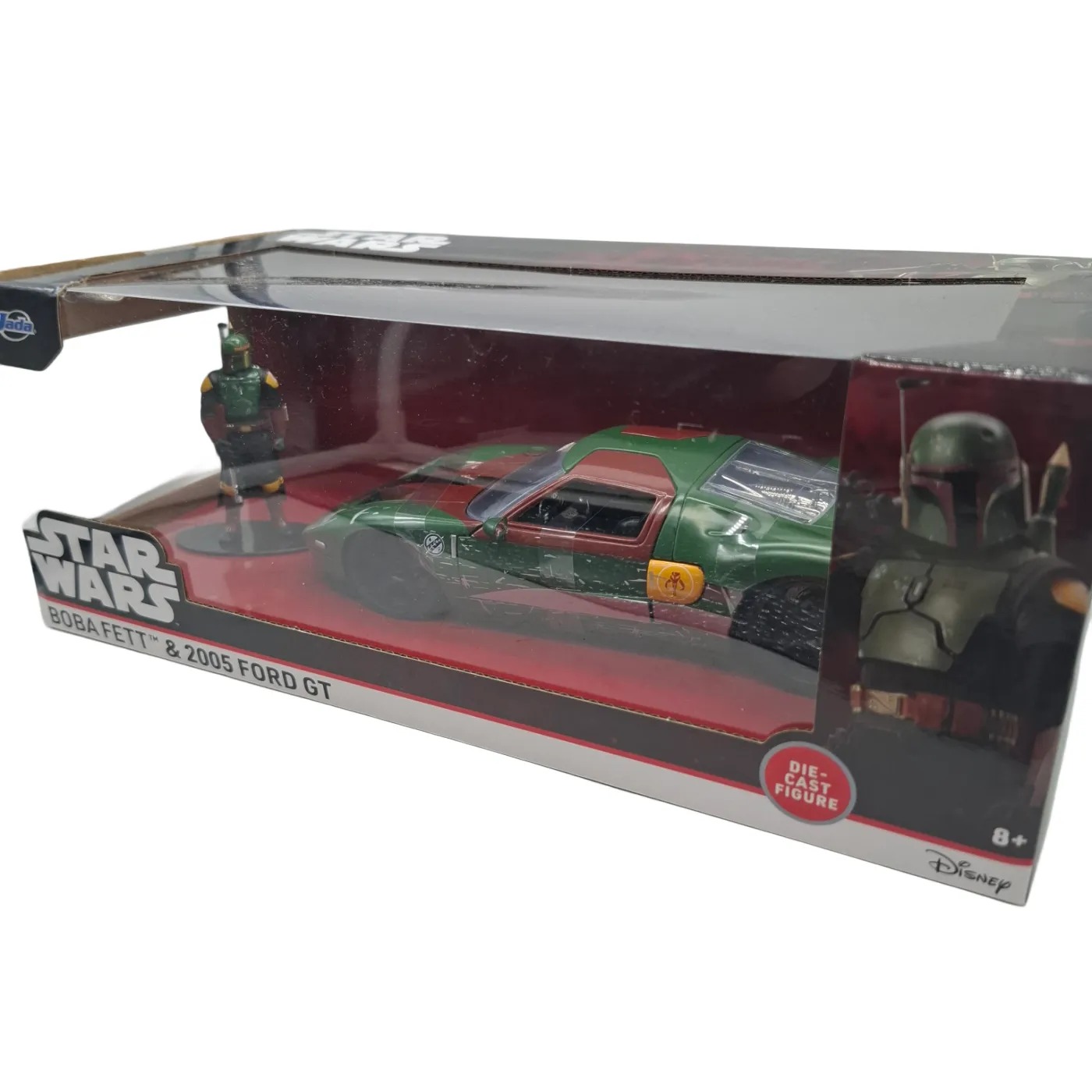 Jada Model Car Star Wars Boba Fett 2005 Ford GT 1:24 Scale (WR 1418260)