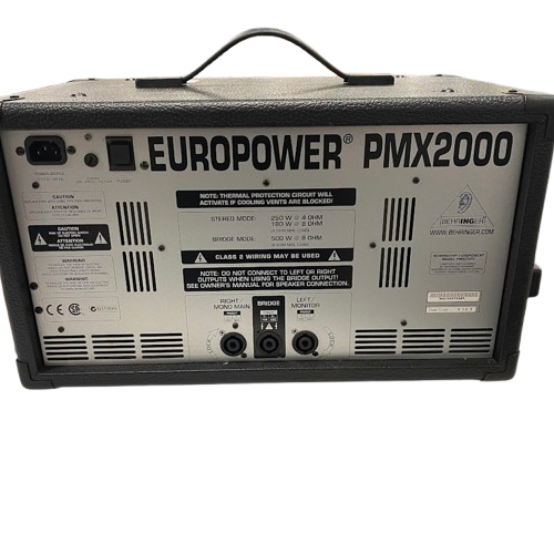 Behringer EUROPOWER PMX2000 Powered Mixer with Built-in Effects (NG) PICK UP ONLY