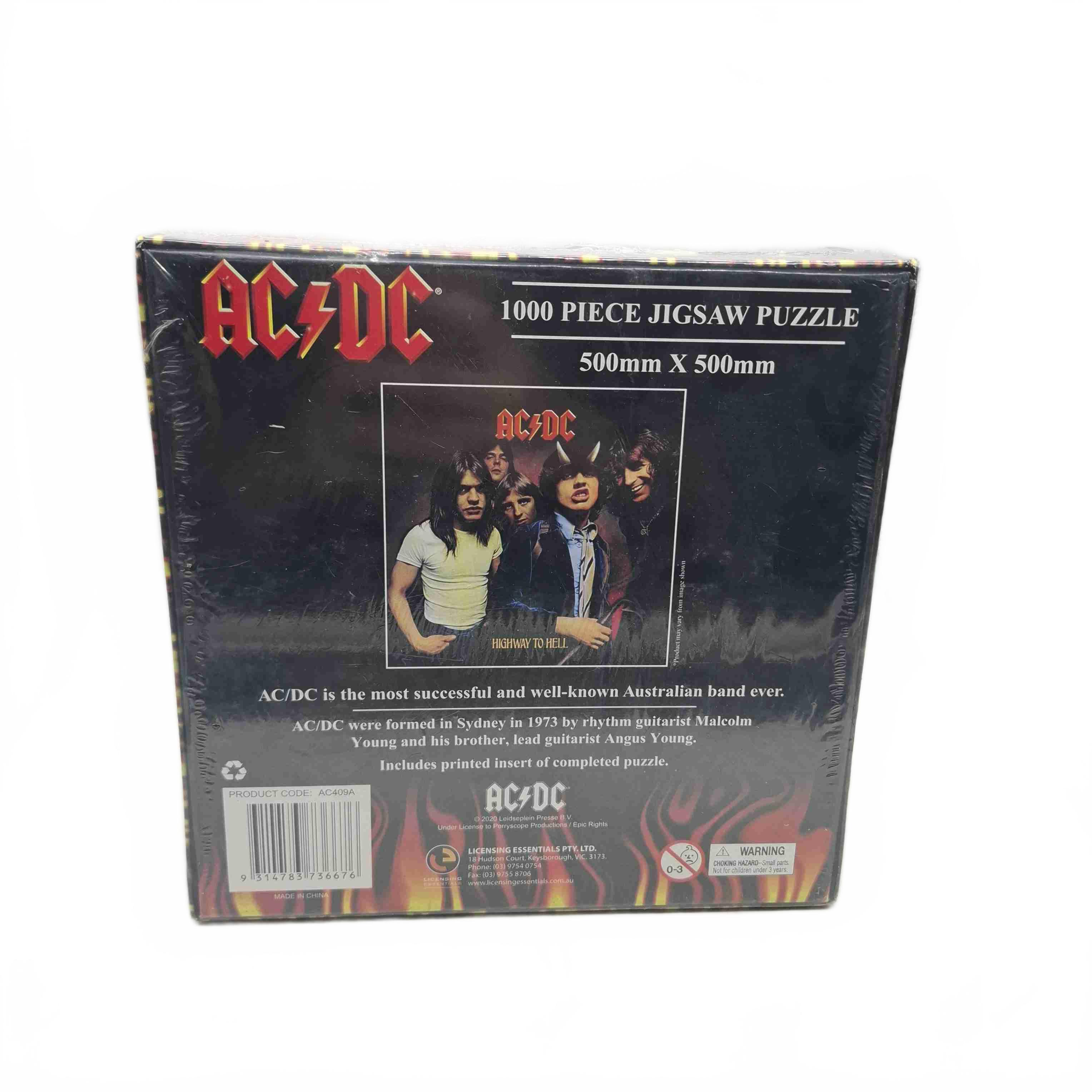AC/DC 1000 Piece Jigsaw Puzzle – Sealed (WR 1430511)