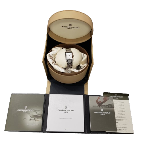 Ladies Silver Frederique Constant Geneve watch
