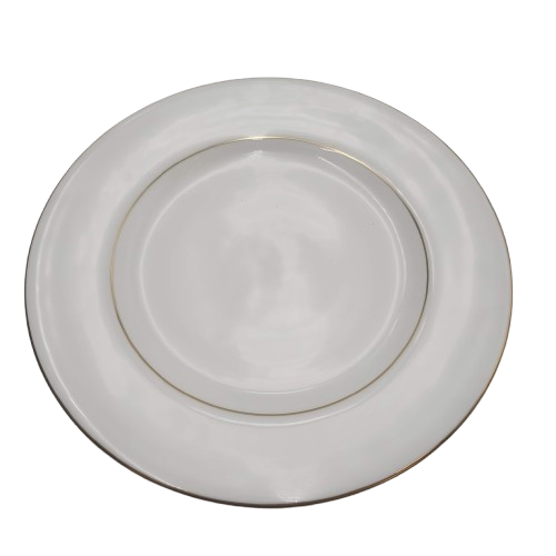 ROYAL DOULTON Signature Gold White & Gold Dinner Set – 1x Cup, 1x Saucer, 1x Dinner Plate, 1x Salad Plate, 1x Side Plate, 1x Pasta Bowl