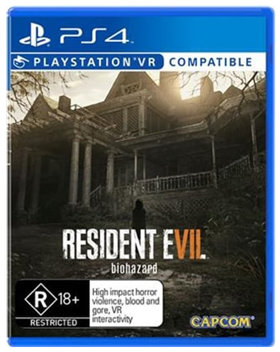 Resident Evil Biohazard Playstation 4 VR Compatible Game Very Good Condition No Manual (CP)