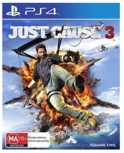 Playstation 4 Just Cause 3 Average Condition Some Scratches, No Manual