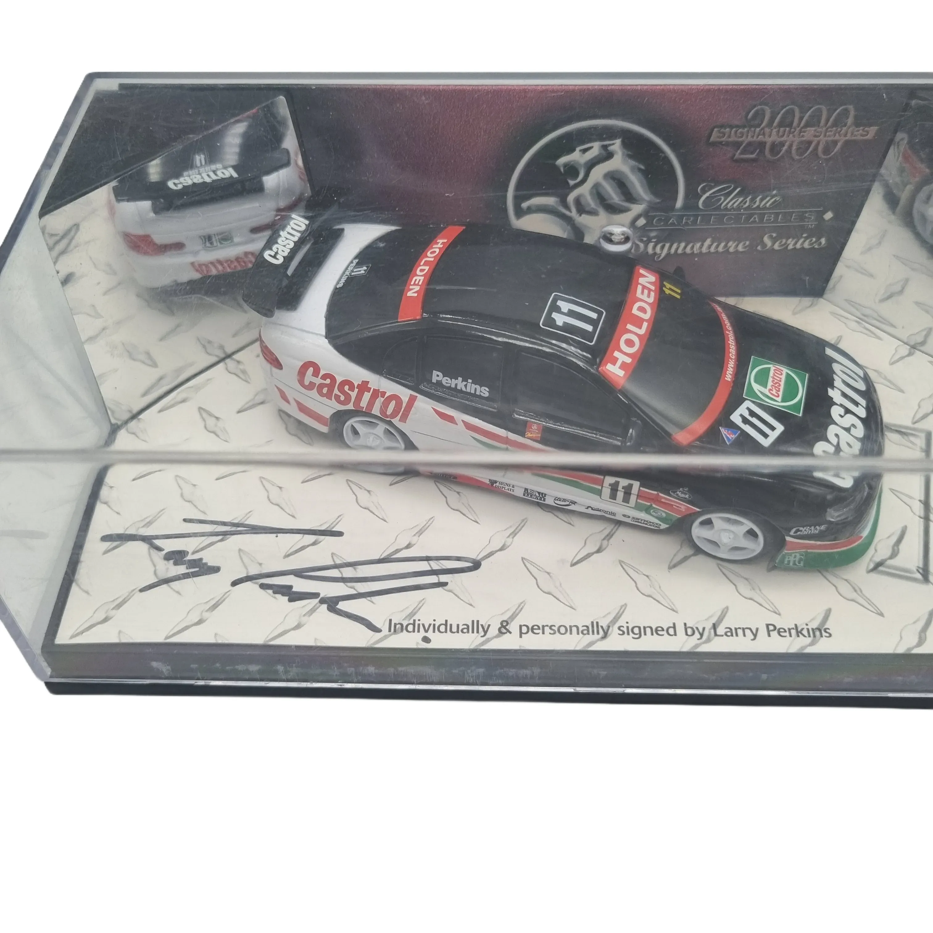Classic Carlectables Signature Series 2000: Castrol Holden Commodore Model Car Signed By Larry Perkins #275/750