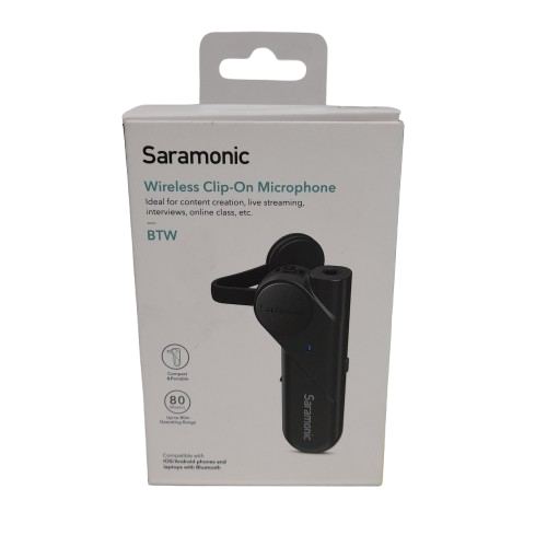 Saramonic BTW Wireless Clip-On Microphone in Box Like New (JN)