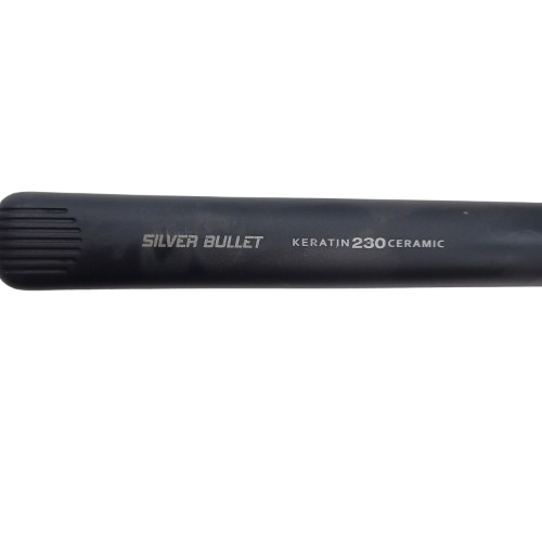 Silver Bullet Keratin 230 Ceramic Hair Straightener, Black, With 25mm Gold Plates, Good USED Condition (LE 1392186)