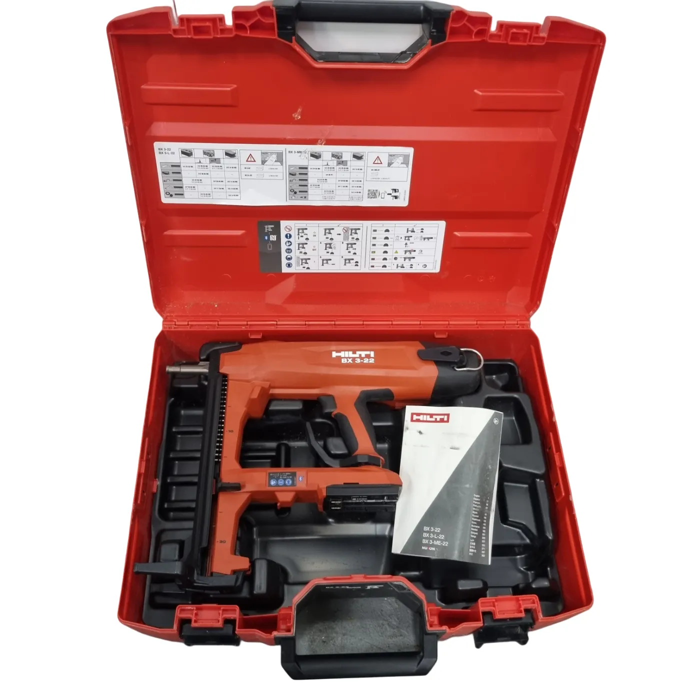 Hilti Concrete Nail Gun BX 3-22 + Hard Case (WR 1375288)