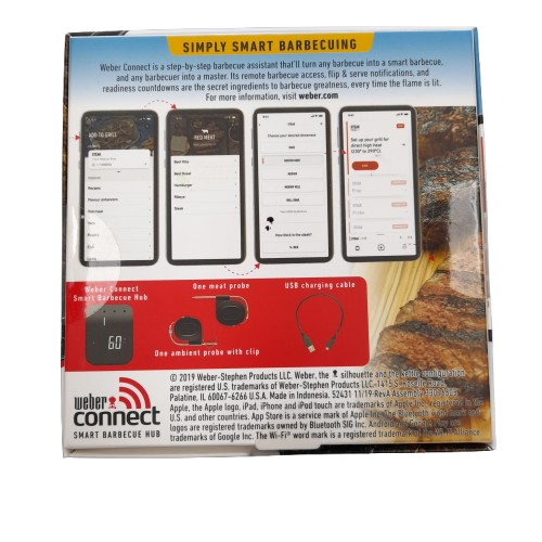 Weber Connect Smart Barbecue Hub Model 3205 Black (LN)