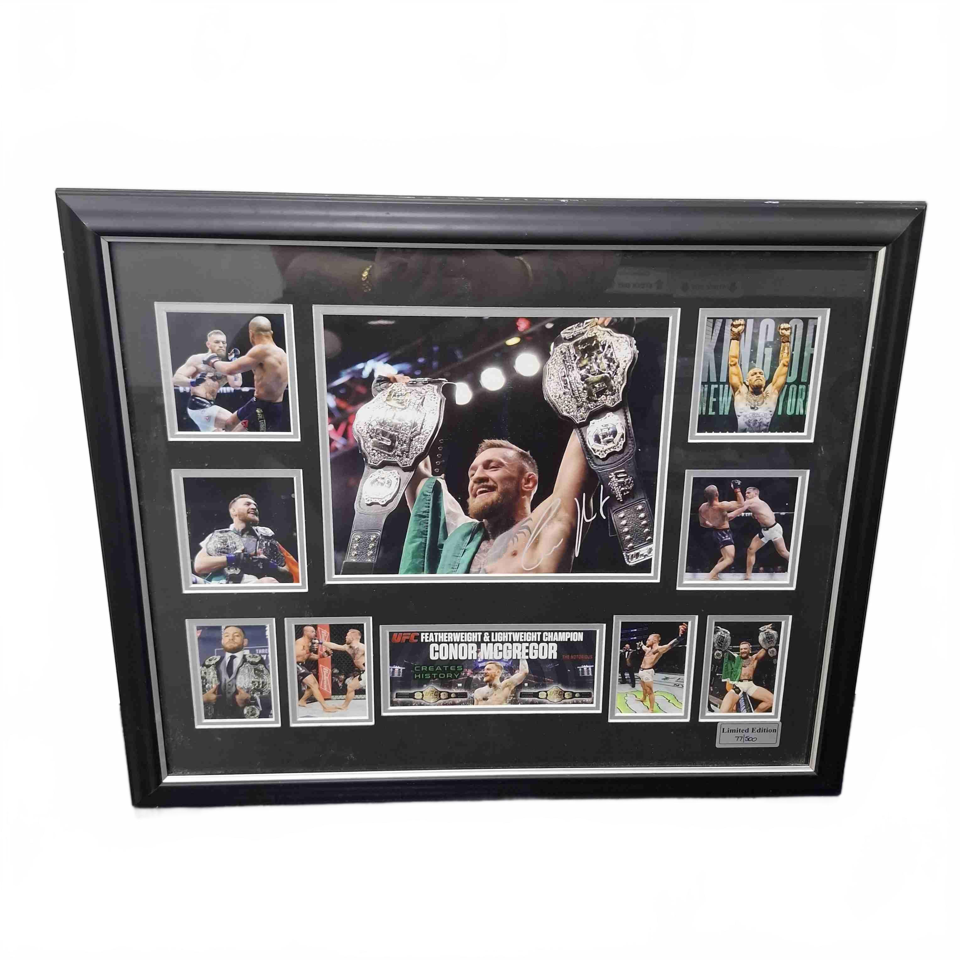 Conor McGregor Framed Picture Limited Edition 77/500 + Certificate (WR 1436618)