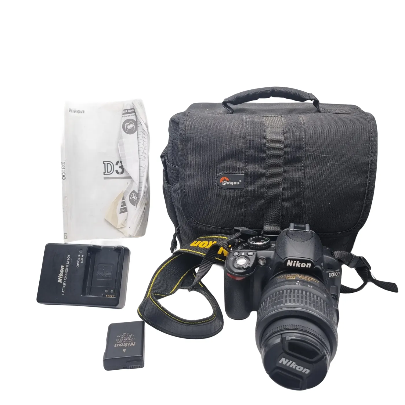 Nikon D3100 DSLR Camera with 18-55mm Lens and Accessories (WR 1402264)