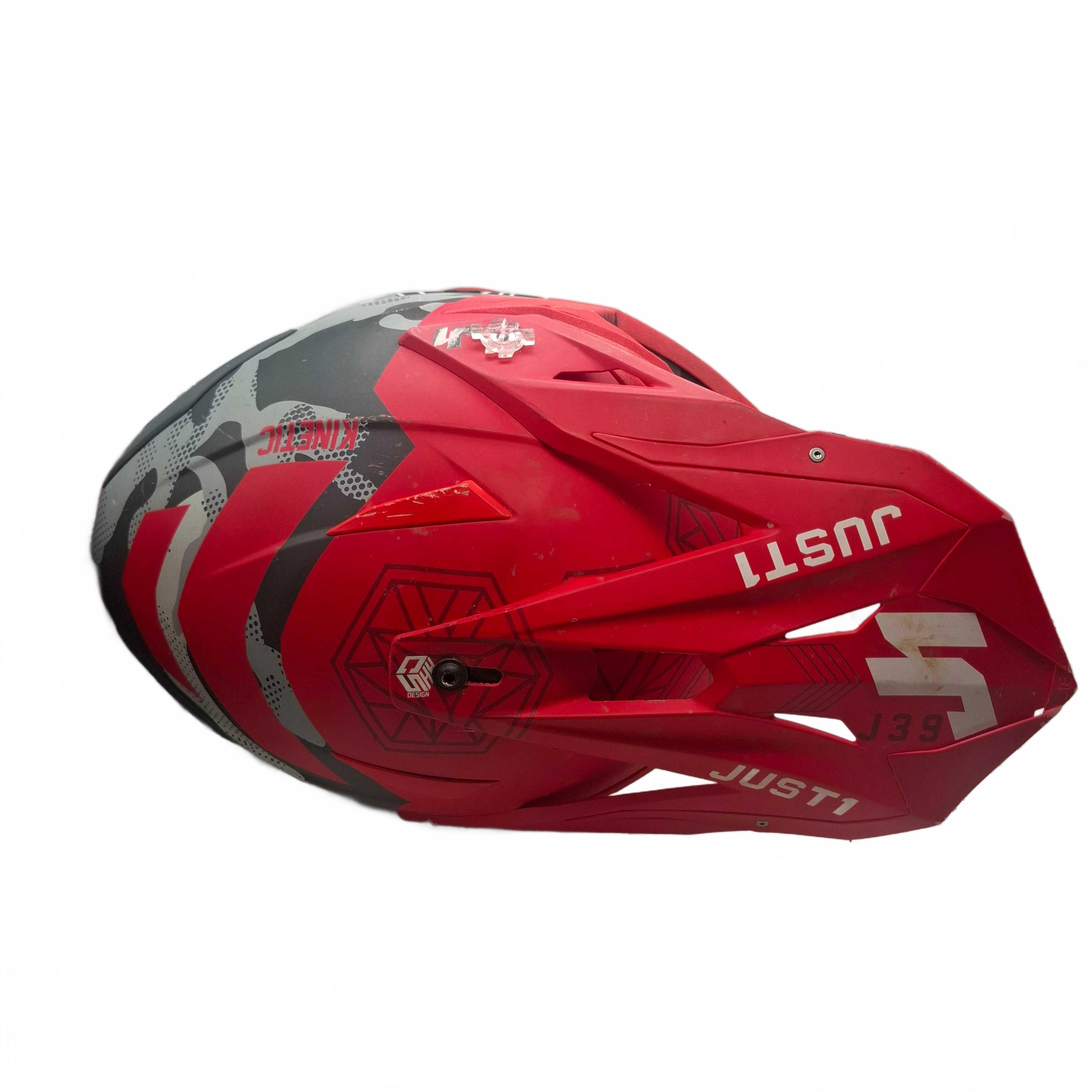 Just1 Helmet J39 Parry Black Texta Red Model J39 (WR1427986)