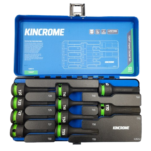 Kincrome K28212 10pce 1/2″ Drive TORX Impact Socket Set (JN)