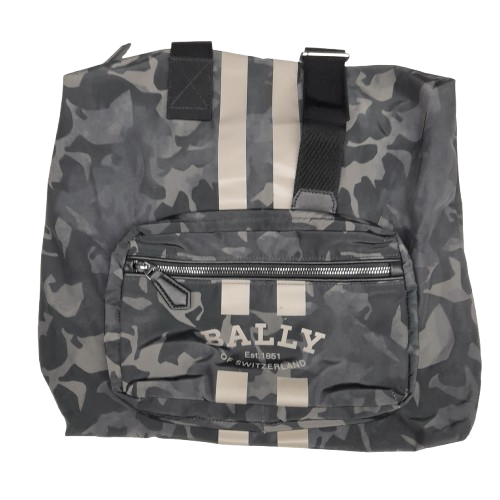 BALLY 6301317 Fallie Cam Tote Bag Nylon Camo Green (MR)