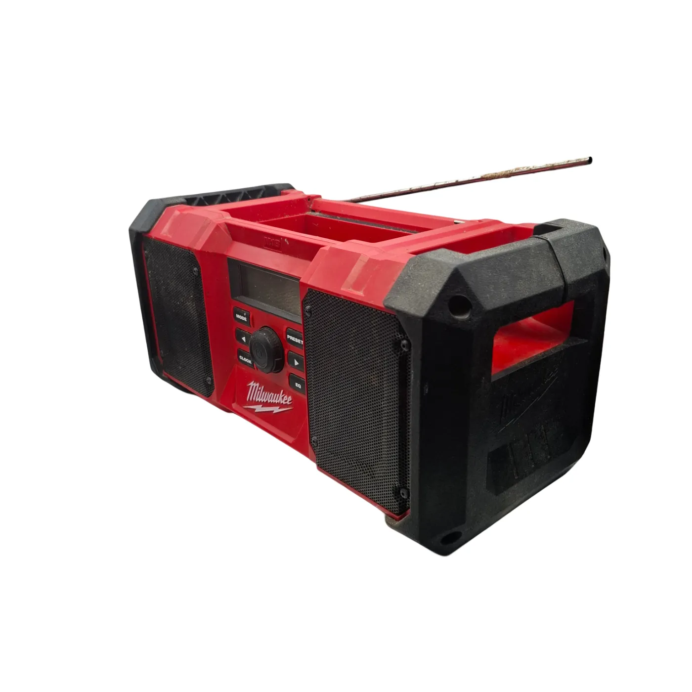 Milwaukee M18JSR Jobsite Radio *Skin Only* Broken and Rusty Antenna (WR 1410458)