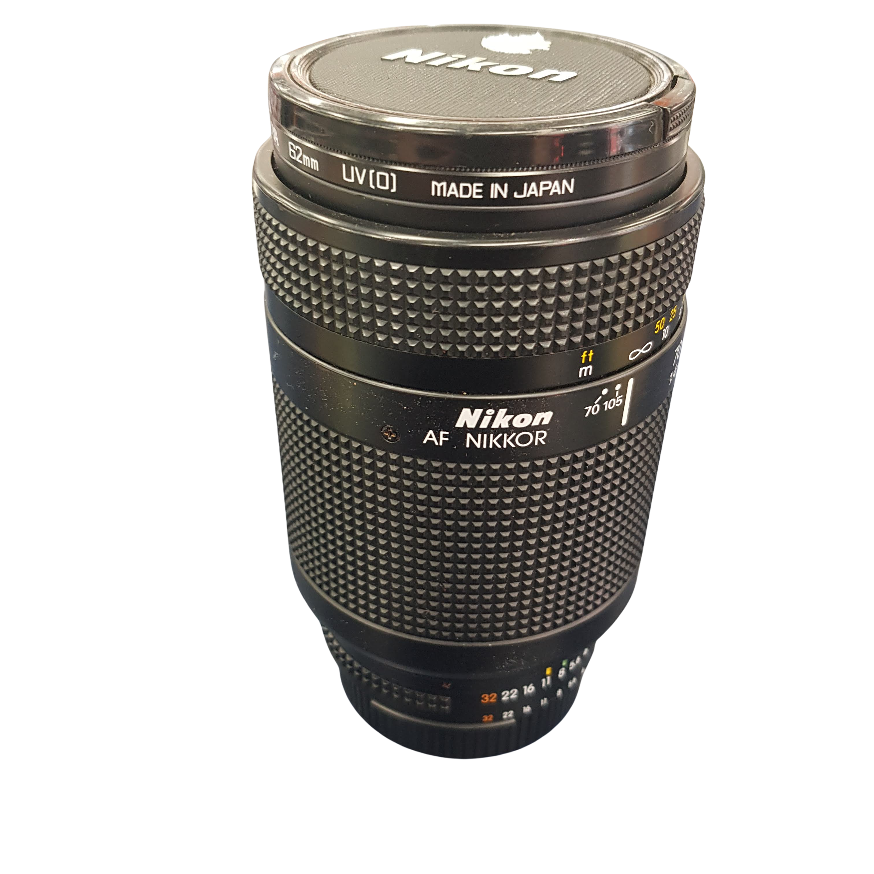 Nikon AF Nikkor 70-210mm f/4-5.6 Lens With Hoya 62mm UV[0] Filter, Front + Rear Lens Caps (MR 1398711)