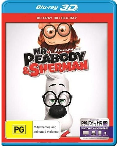 Mr Peabody And Sherman Blu Ray Very Good Condition (CP)
