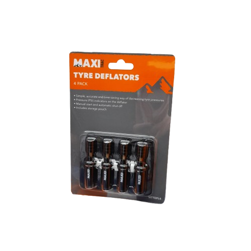 MaxiTrac Tyre Deflators 4 Pack MTTDFL4 (LN) (Tested)