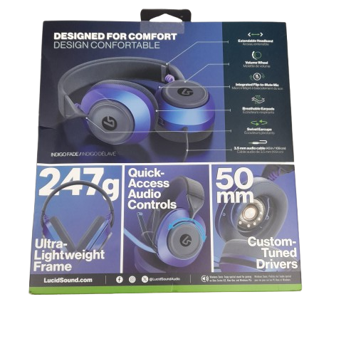 LucidSound LS10G2 Wired Gaming Headset Blue UNHSLS10G2 (LN)