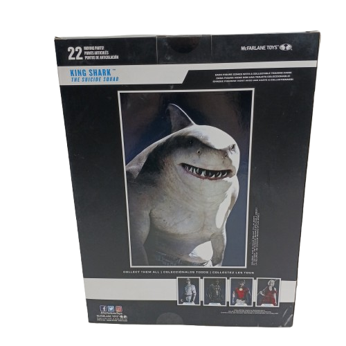 DC Multiverse King Shark Suicide Squad Blue In Box (NA 1425098)
