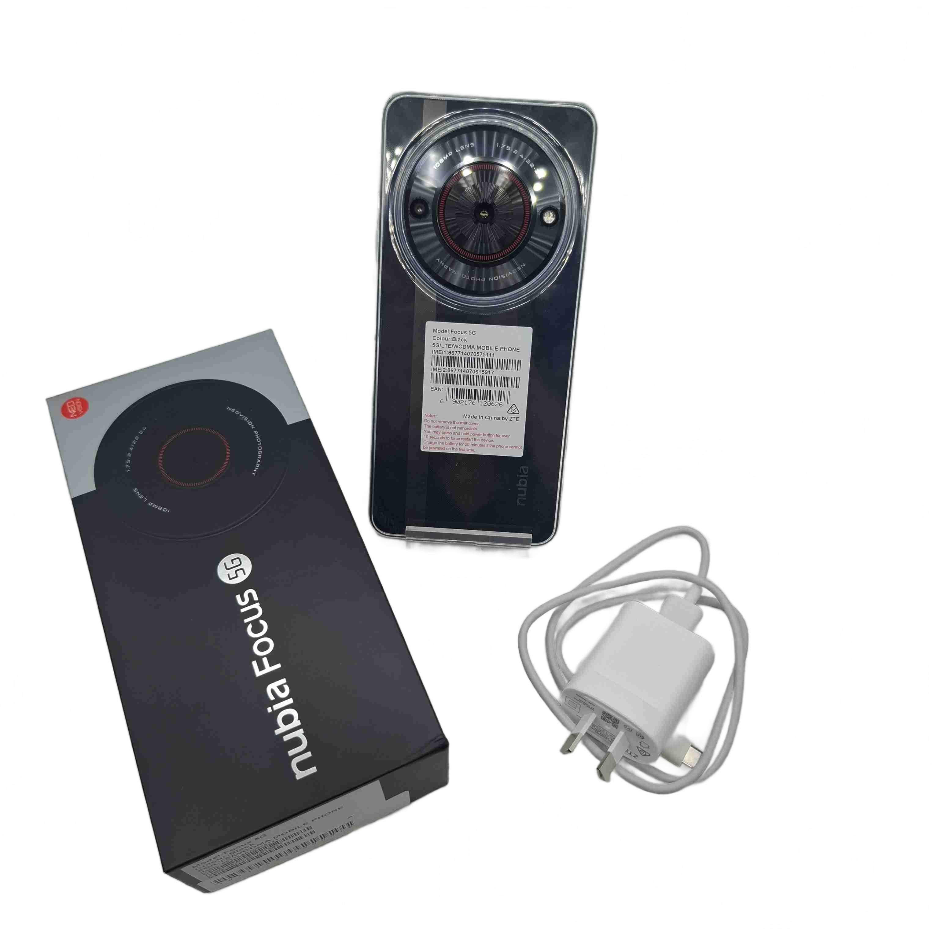 Nubia Focus 5G 256GB + Box + Charger + Case *Optus Locked* (WR 1432744)