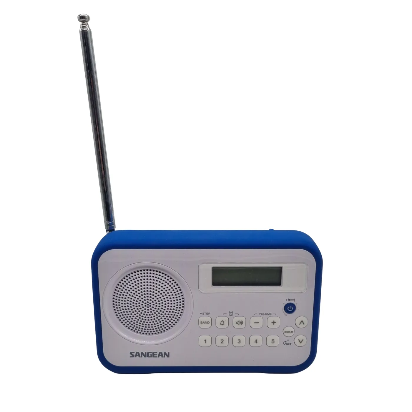 Sangean PR-D18 Portable Radio – Blue/White (WR 1354166)