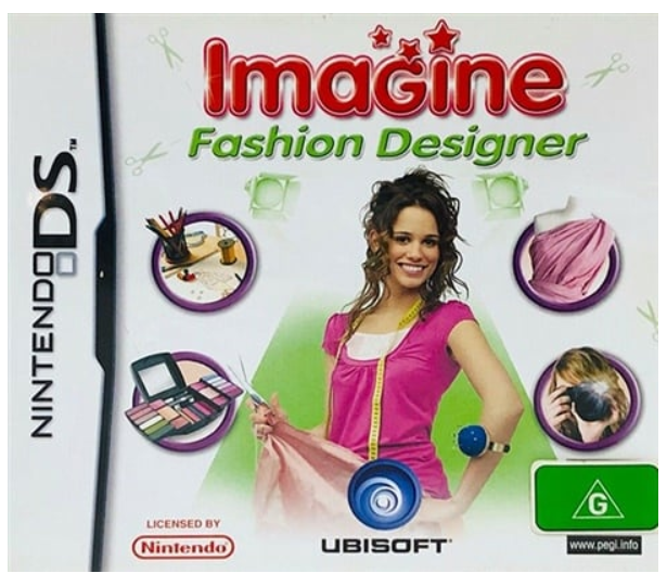 Imagine Fashion Designer Nintendo DS Cartridge Only Good Condition (CP-1353510)