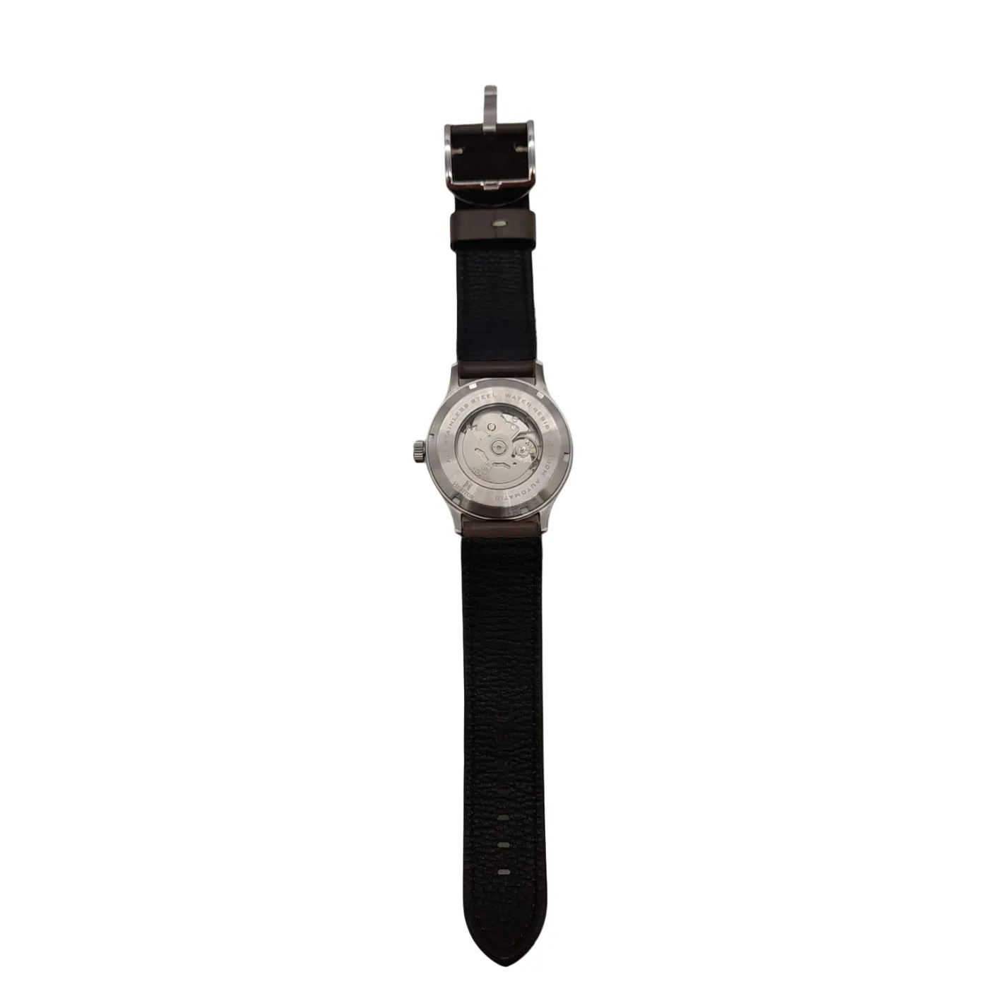 Heritor NH35A Men’s Watch with Brown Leather Band and Black Dial (WL 1400862)