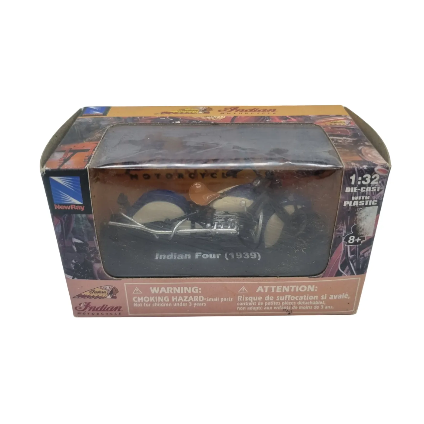 1939 Indian Four toy model Scale 1:32 In Box
