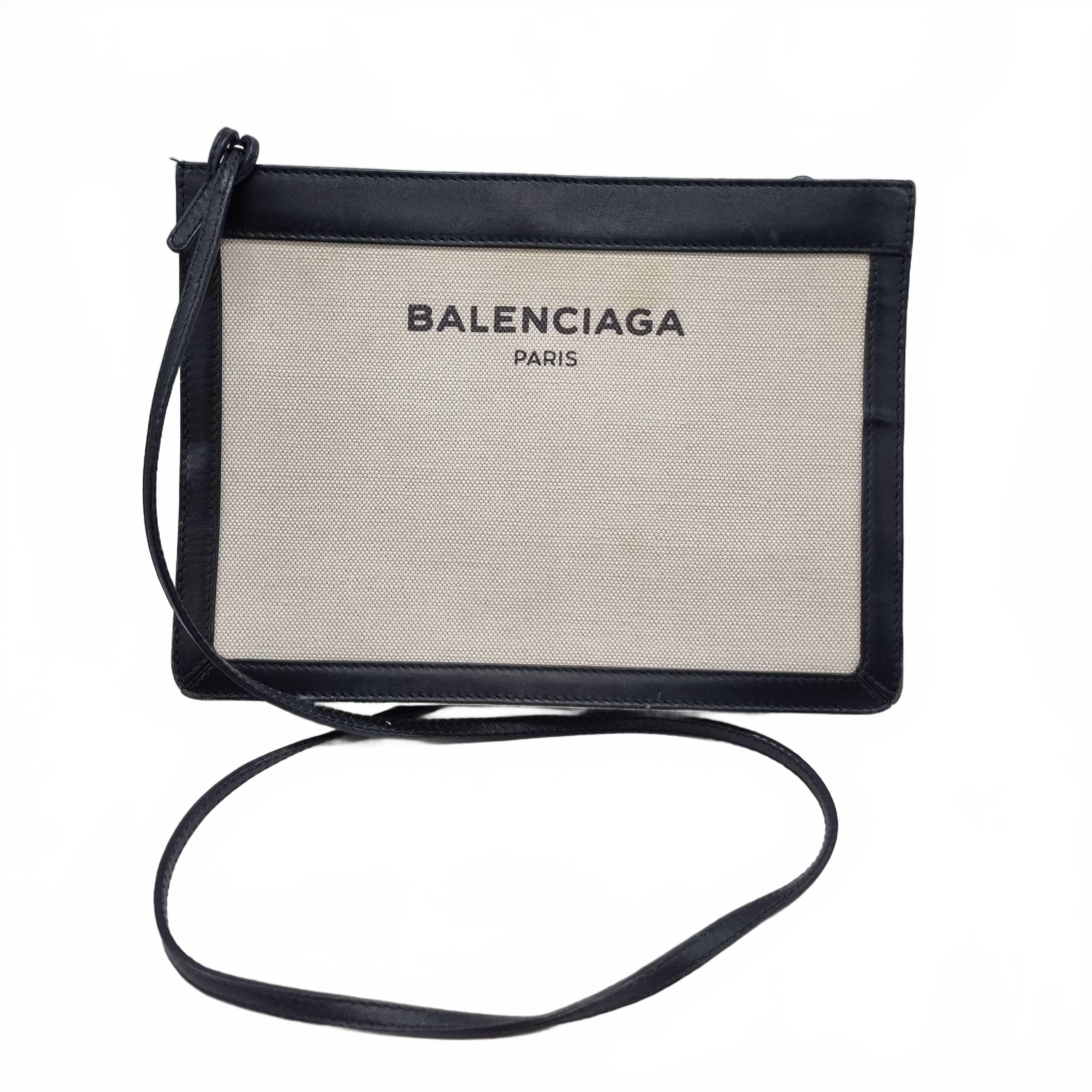 Balenciaga Cotton Pochette with Strap (WR 1416840)