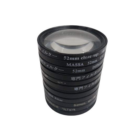 Collection Of Approximately 30x 52mm Camera Lens Filters, Good USED Condition (NA 1372650)