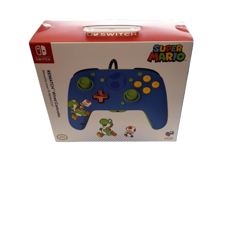 Rematch Wired Controller for Nintendo Switch (Toad + Yoshi) (Like New) (LN)