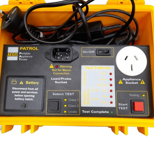 Aegis Appliance Tester Patrol Version 5 Yellow With Power Cord