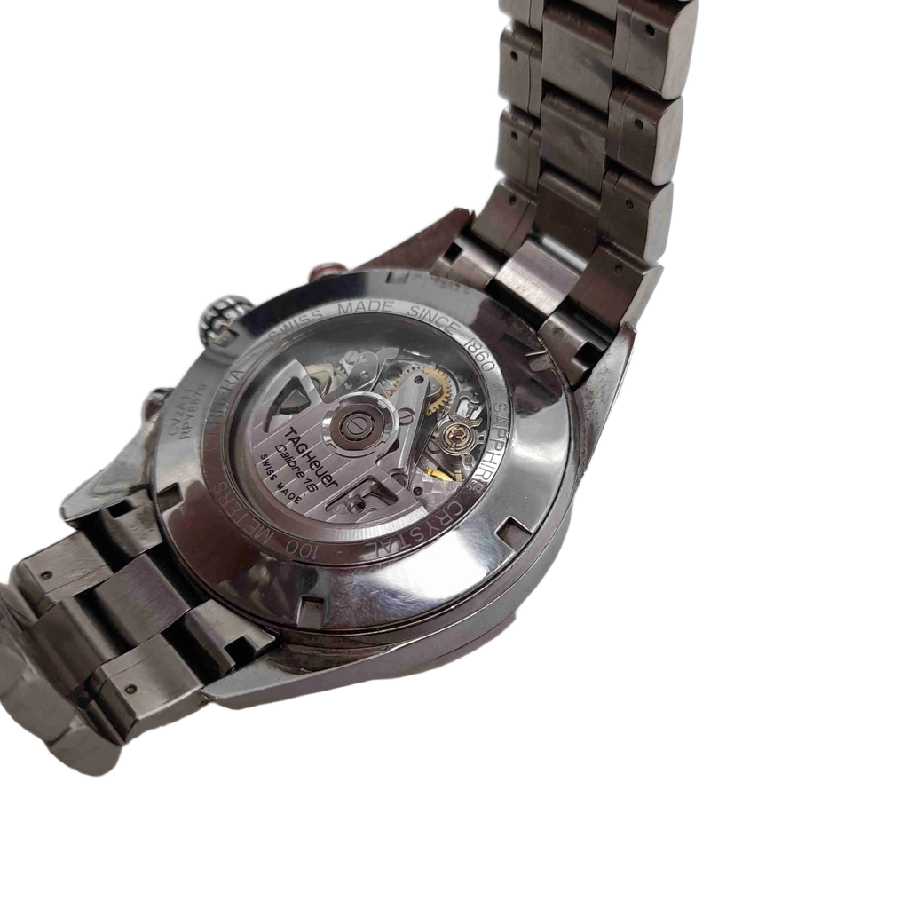 Tag Heuer Carrera Calibre 16 CB2A11 Mens Silver Stainless Steel Watch + Box + Book (1436554)