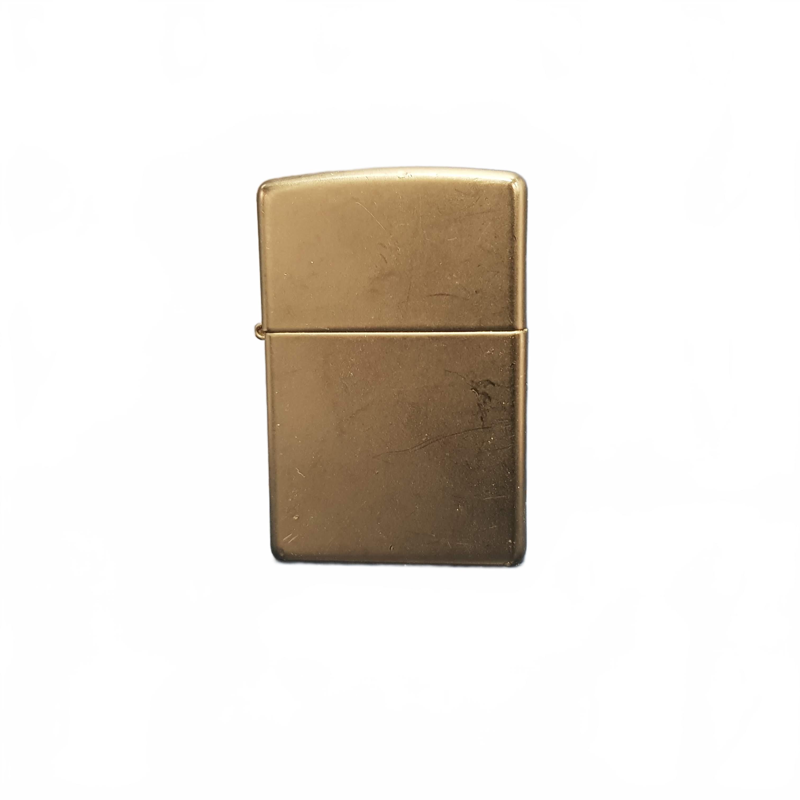 Zippo Lighter Plain Black **SECOND HAND** (MR1434823)