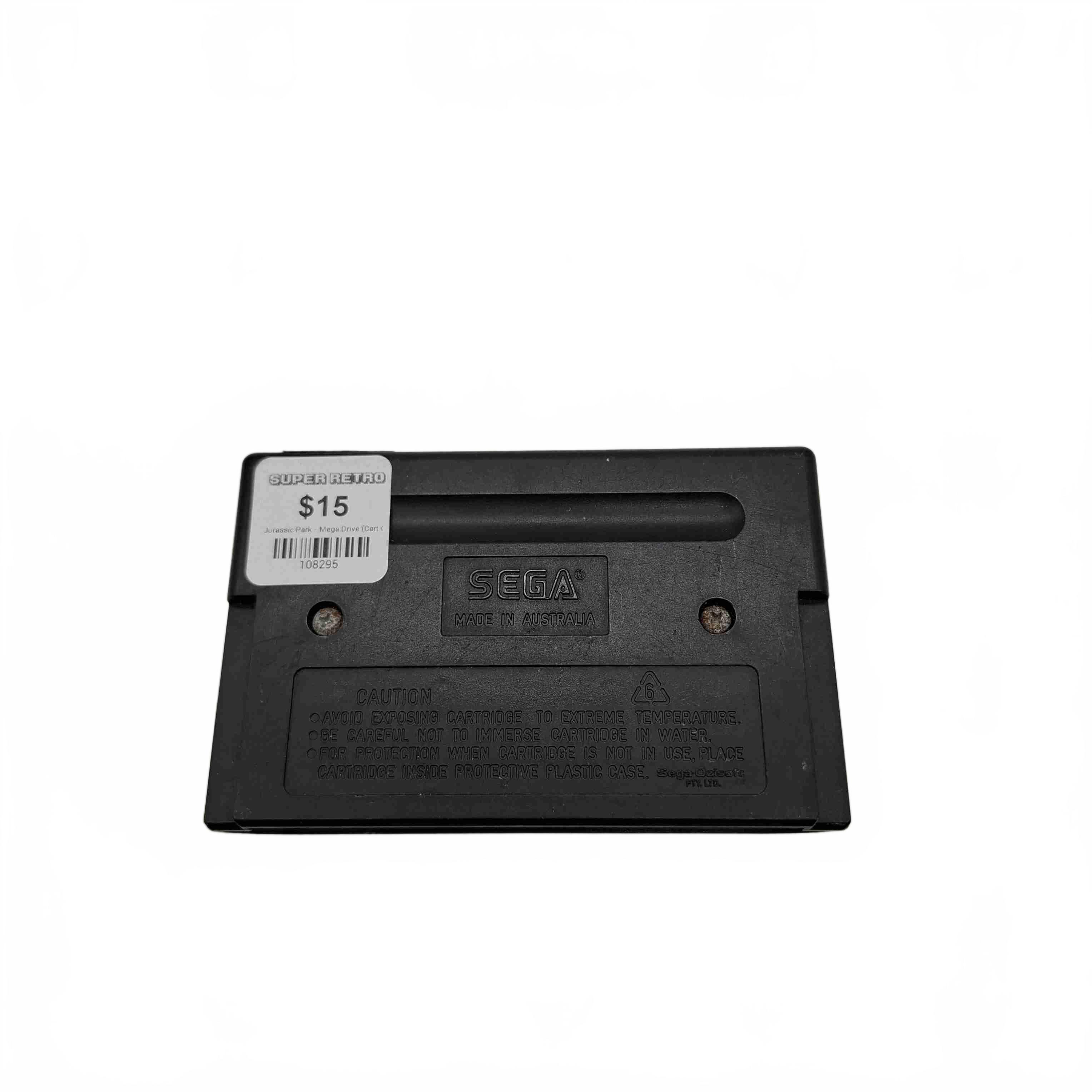 Jurassic Park Sega Mega Drive Cartridge (WR 1433481)