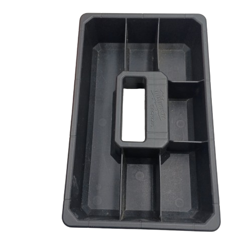 Milwaukee Packout Compact Tool Box 48228422, Red, Good USED Condition, No Internal Dividers (NA)