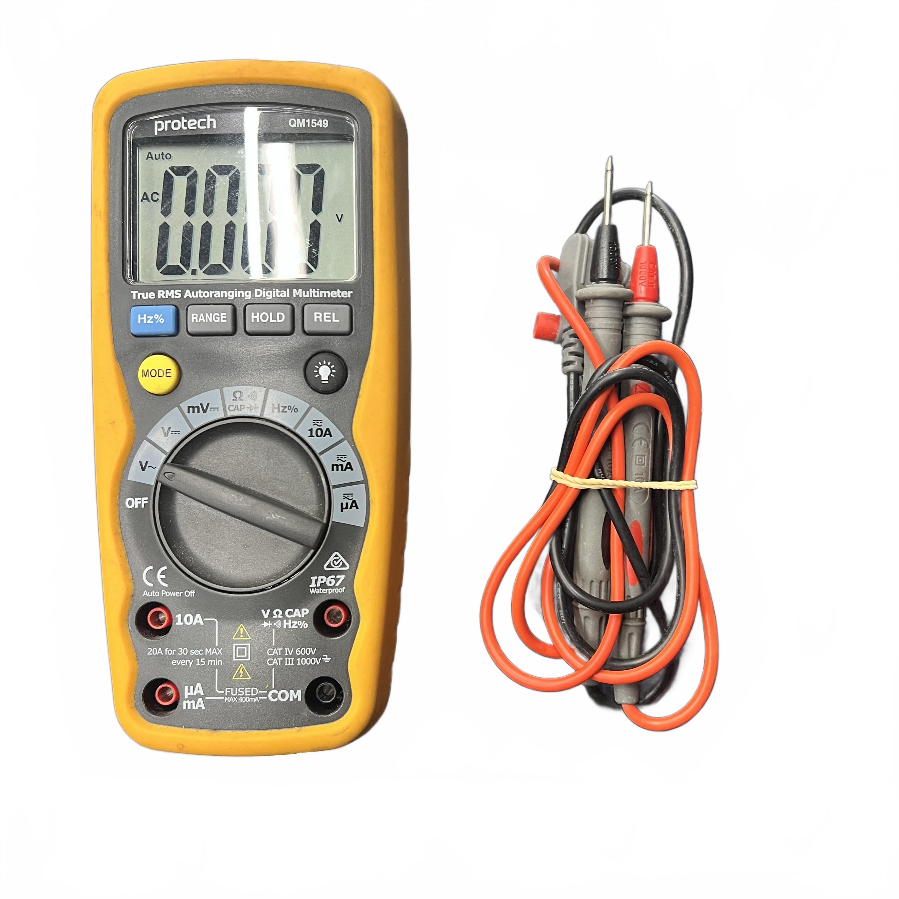 Protech Multimeter QM1549 Yellow (MK)