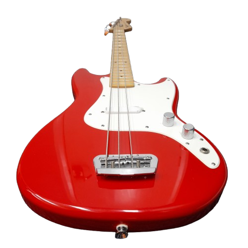 Squier Sonic Bronco Bass, Laurel Fingerboard, White Pickguard, Red (MR) *PICK UP ONLY*