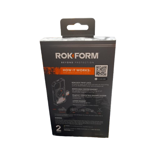 Rokform iPhone 13 Pro Max Case Black Clear (LN)