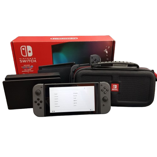 Nintendo Switch HAC-001-(01) Console in Box with Accessories